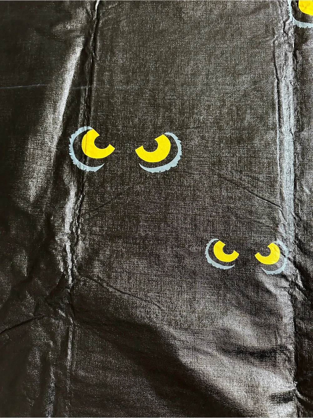 Vintage Halloween Black Owl-Print Bat Party Tablecloth